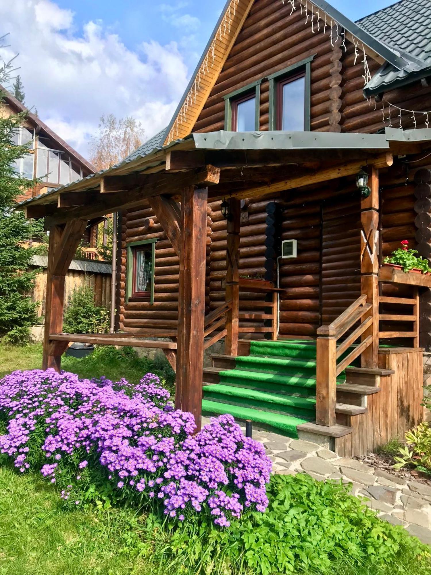 Cottage Polyanitsa Окремий Котедж З Каміном 布克维 外观 照片