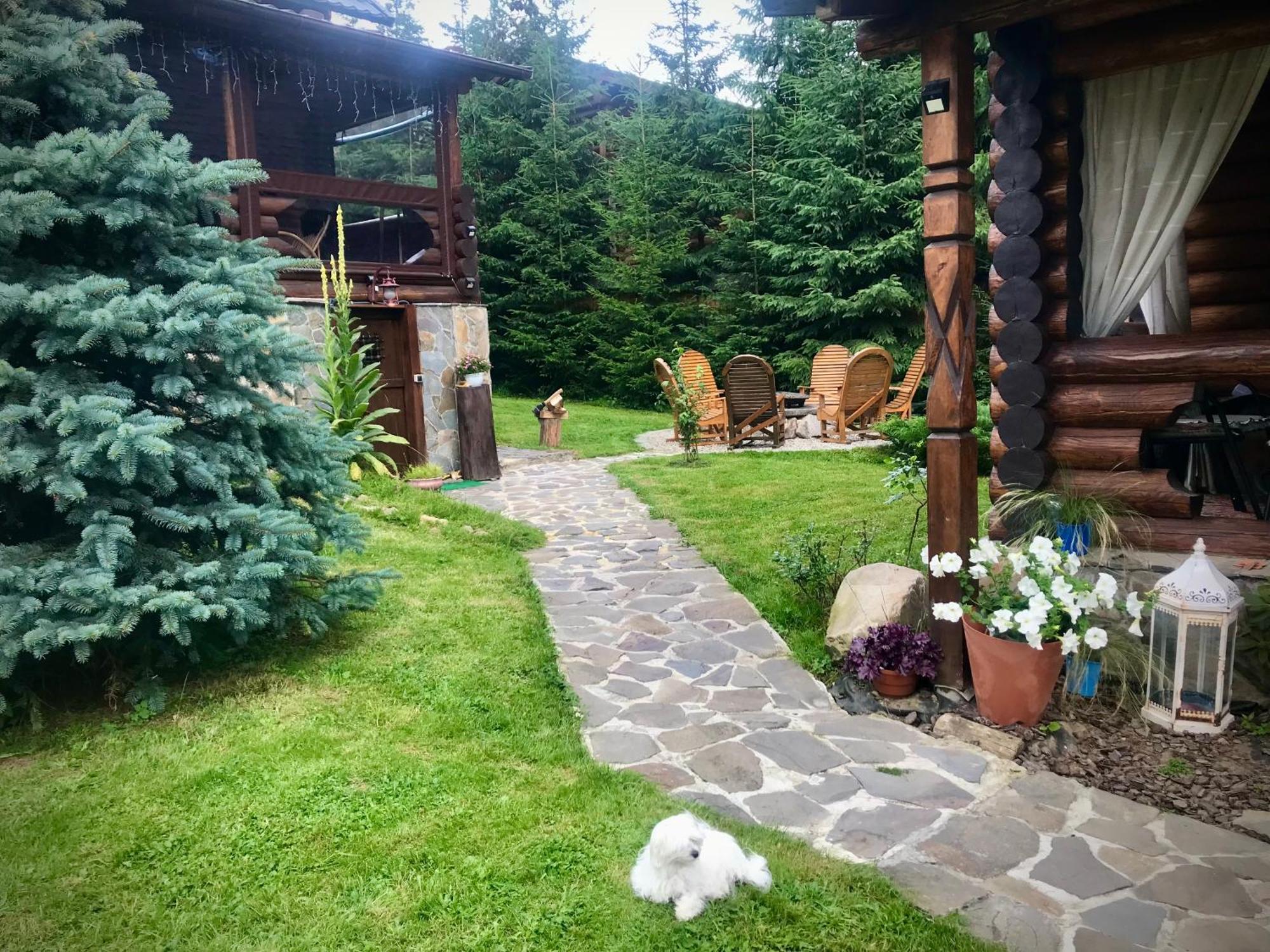 Cottage Polyanitsa Окремий Котедж З Каміном 布克维 外观 照片